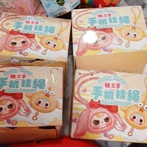 Phone Lanyard - Pink and Yellow